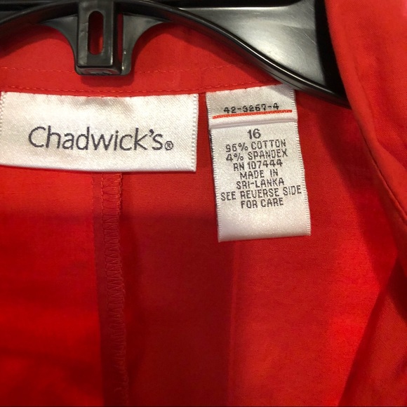 Chadwick button down blouse in size 16 - Picture 2 of 3